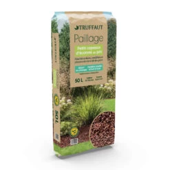 Paillage D'écorces De Pin Petits Copeaux Calibre 10/25 Mm - Sac De 50L