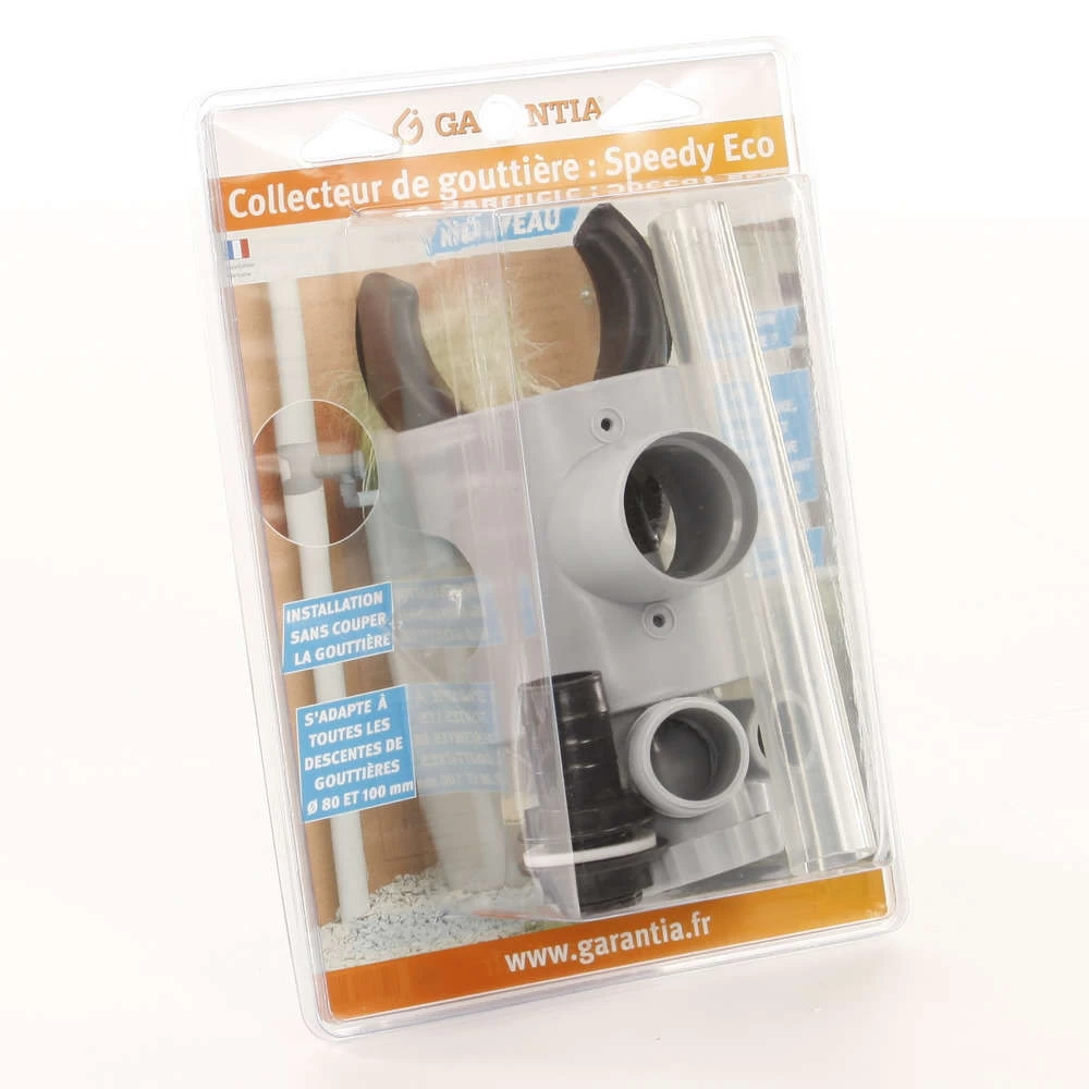 Garantia Collecteur De Gouttière Speedy Eco : Pose Sans Couper La Gout., Gris – Image 2
