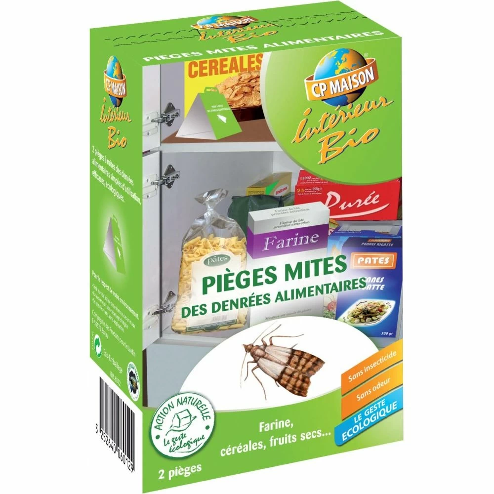 2 Pièges Englués Pour Mites Des Denrées Alimentaires