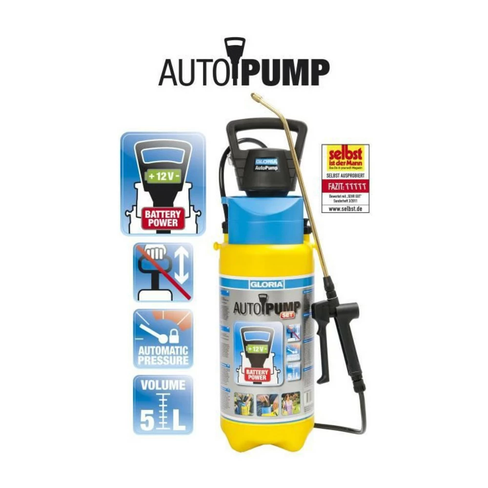 Gloria Pulvérisateur à Pression Avec Pompe électrique Intégrée - 5l – Image 3
