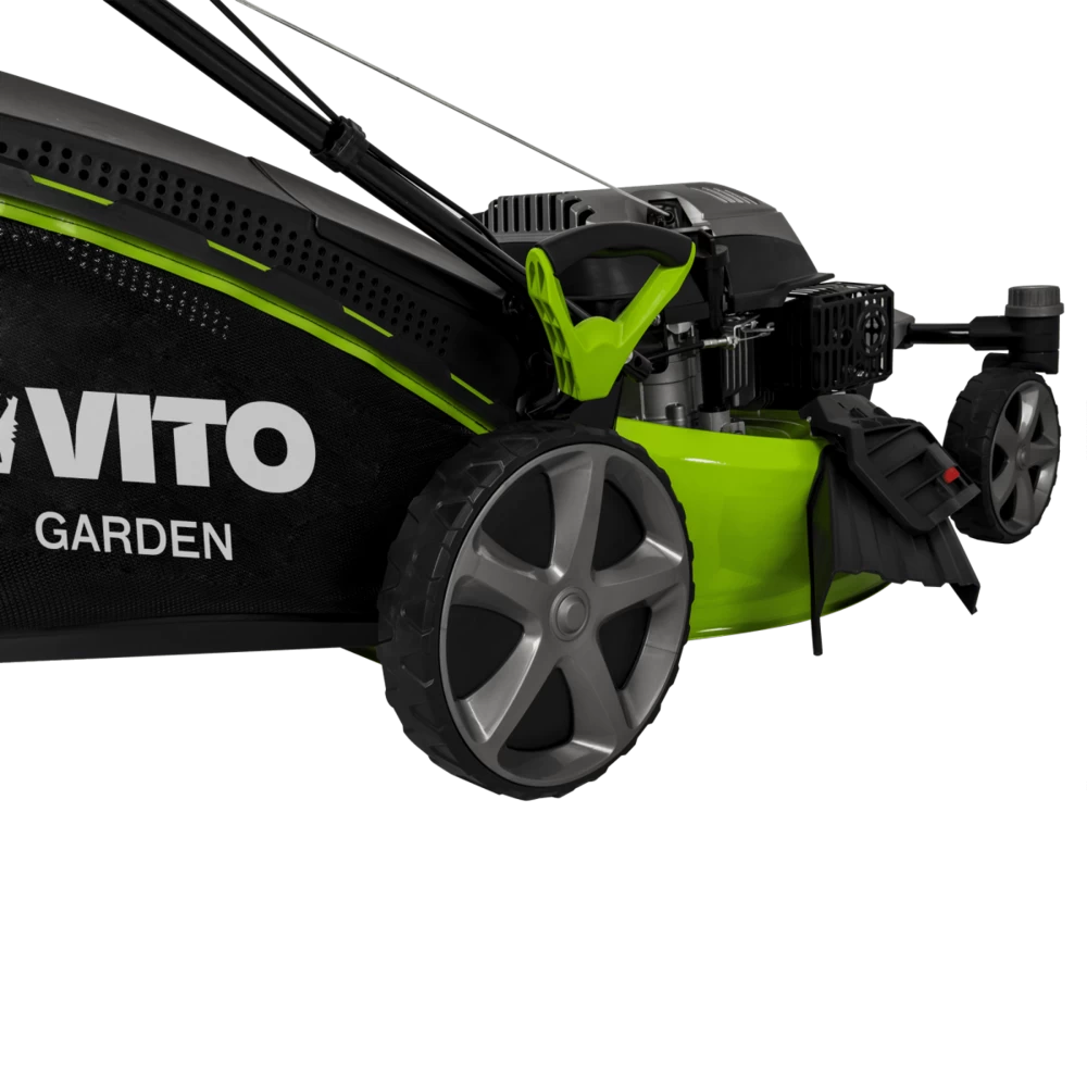 Tondeuse Thermique 6.5cv 508 Mm Roues Avant Pivotantes Surfaces 2000m² Vito – Image 2