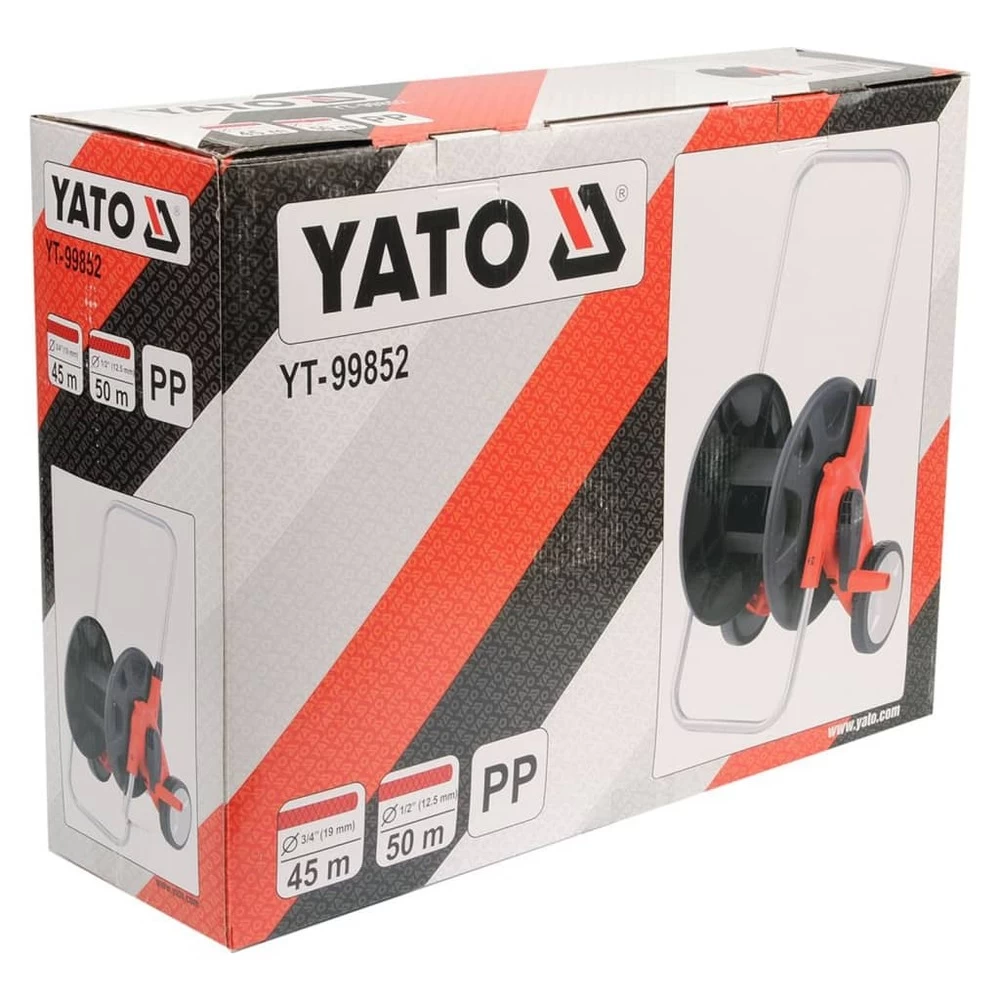 YATO Chariot Pour Enrouleur De Tuyau D'arrosage 50 M – Image 2