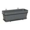 - Kit Jardiniere Capri 50cm V2 Anthracite 50,2 X 28,5 X H20,7 Cm - 1,54l