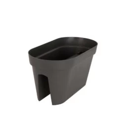 Jardiniere Pour Balcon Capri - 30 X 60 X H 30 Cm - 26,8 L - Gris Anthracite