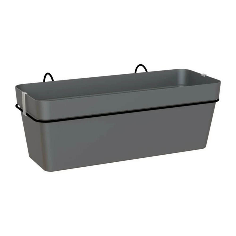 - Kit Balcon Jardiniere Capri Re 50cm V2 Anthracite 50,2 X 28,5 X H20 Cm - 1,45l