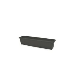 Jardiniere Rectangulaire - 80 X 20 Cm Avec Plateau - Anthracite