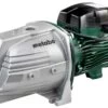 Metabo Pompe De Jardin P 9000 G - 1900w - Débit Max. 9000 L/h - Hauteur D'aspiration Max. 9 M