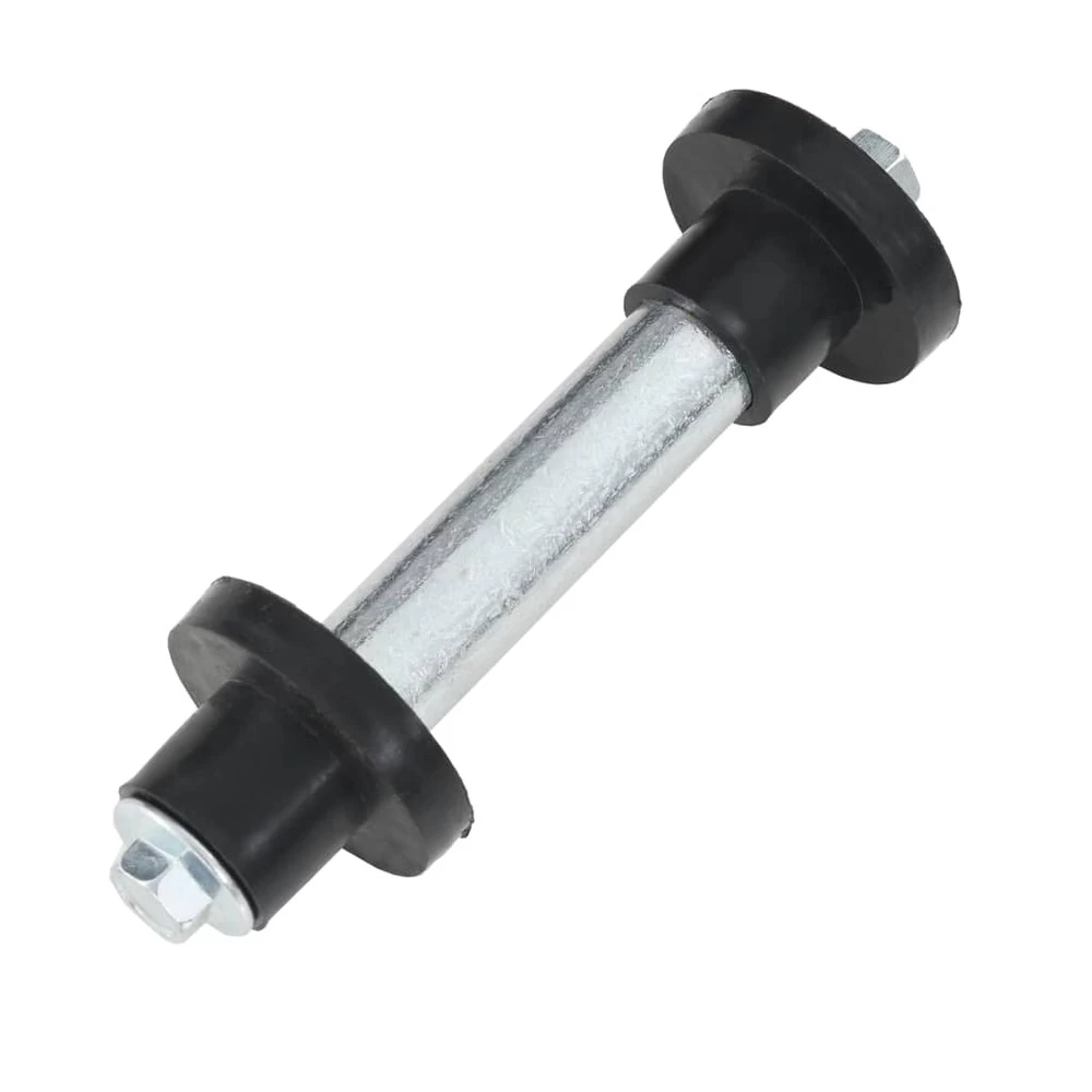 VIDAXL Roue De Brouette Avec Axe Pu Solide 4.00-8 390 Mm – Image 5