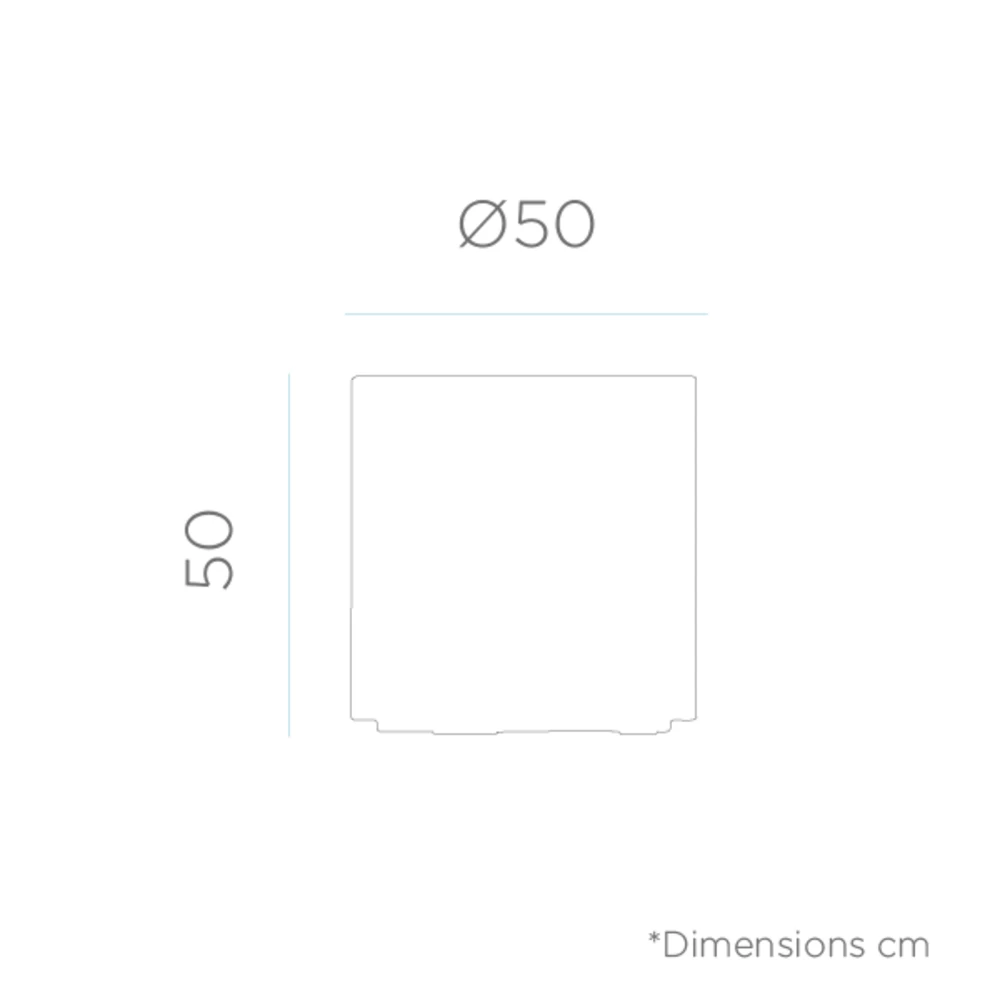Pot De Fleurs Hortensia 50 ø50x50cm - Couleur Terracota – Image 2