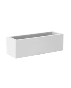 Jardinière Jara 100x40x36cm - Blanc