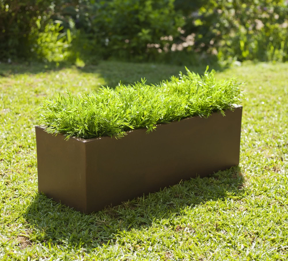 Jardinière Jara 100x40x36cm - Bronze – Image 2