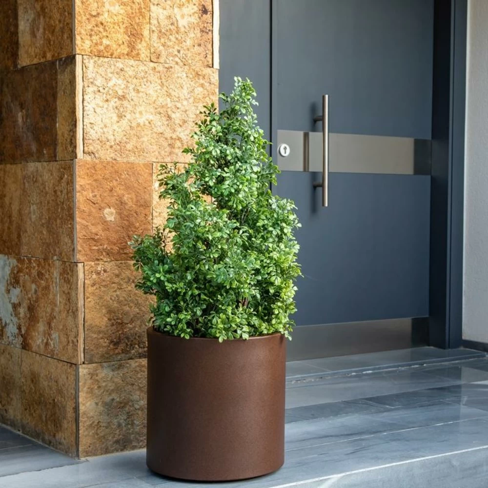 Pot De Fleurs Hortensia 80 ø80x80cm - Bronze – Image 2