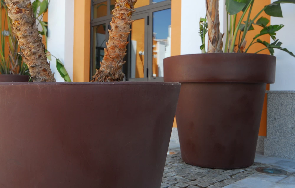 Pot De Fleurs Magnolia 120 ø120x114cm - Bronze – Image 2