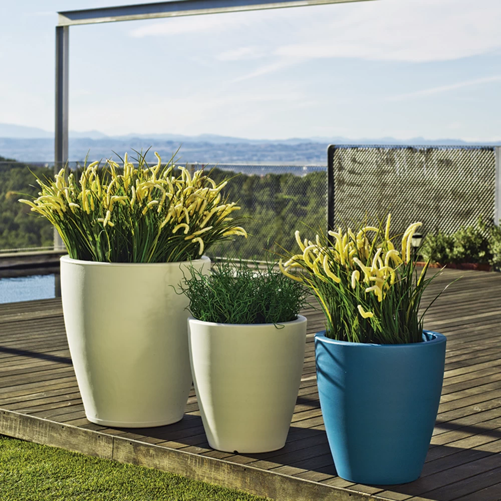 Pot De Fleurs Violeta 55 Anthracite Opaque ø55x60cm – Image 3