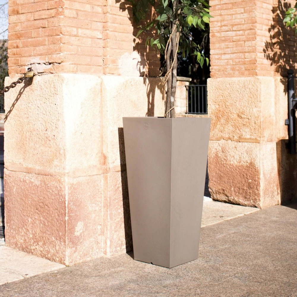 Pot De Fleurs Melisa 40 40x40x90cm - Noir – Image 3