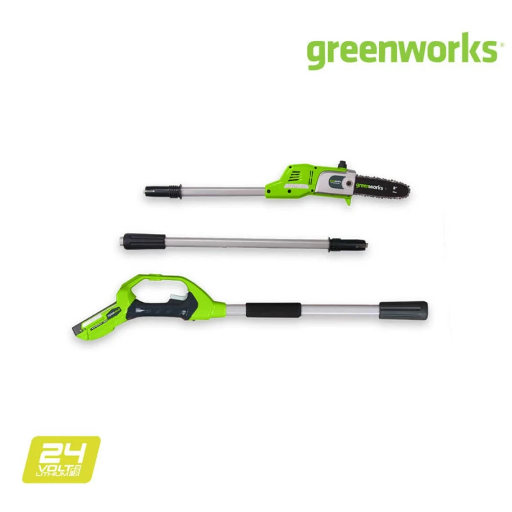Elagueuse Sur Perche Greenworks 24v - 20 Cm - Sans Batterie Ni Chargeur - G24ps20 – Image 2