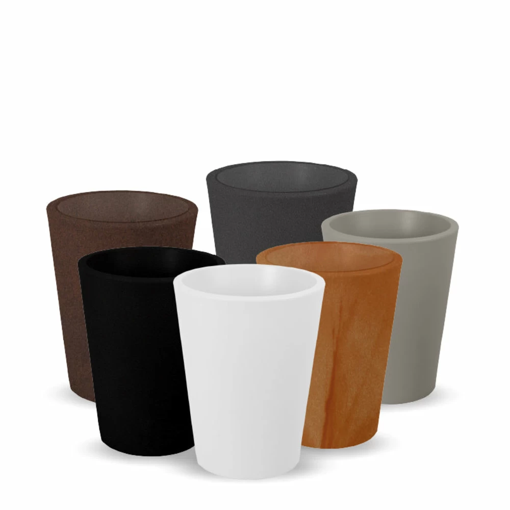 Pot De Fleurs Gerbera ø50x59,5cm - Blanc – Image 3