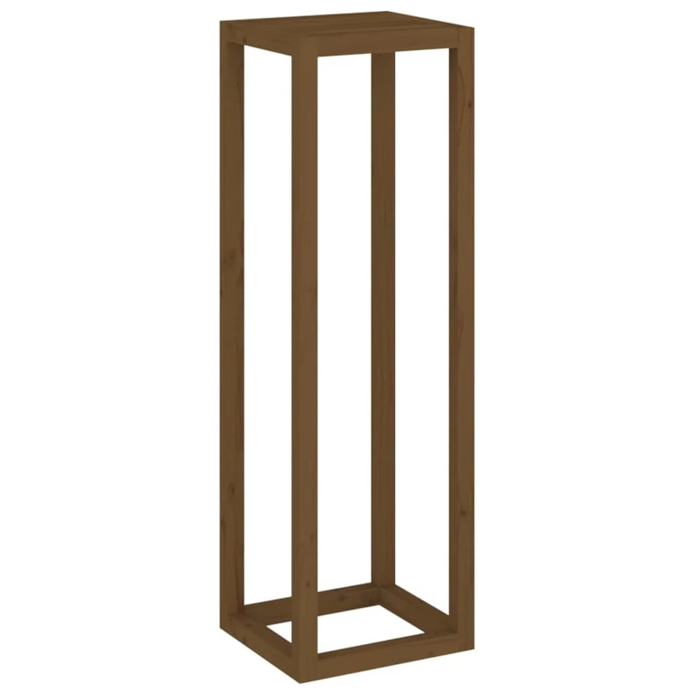 VIDAXL Ensemble De Supports Pour Plantes 3 Pcs Marron Miel Bois De Pin – Image 7