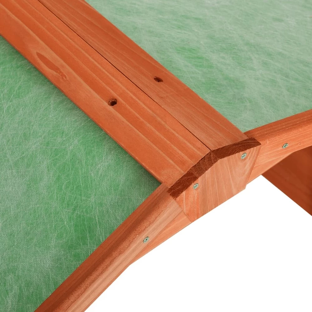 VIDAXL Garage De Tondeuse à Gazon 72x87x50 Cm Bois De Sapin Solide – Image 7