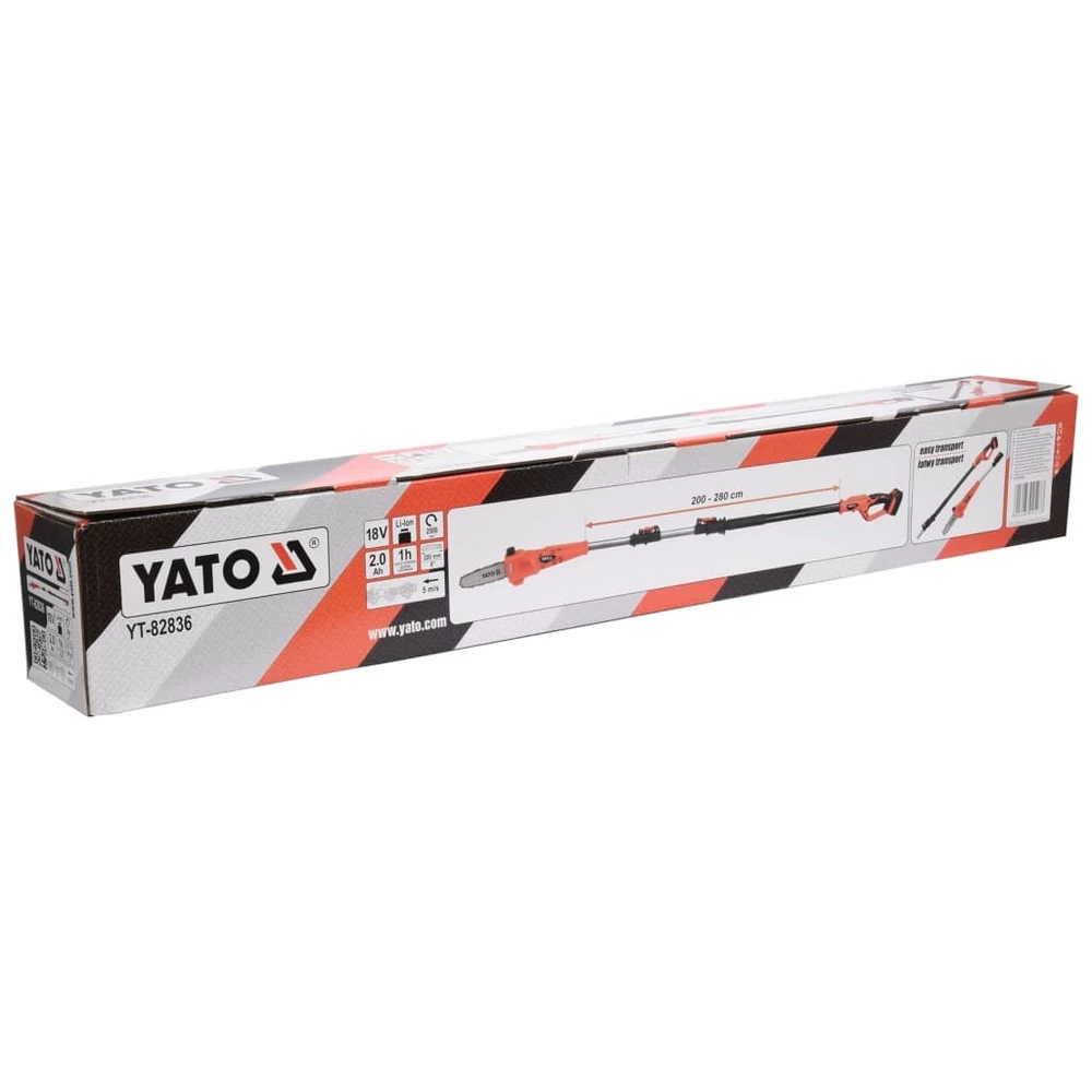 YATO Tronçonneuse Télescopique Avec Batterie Li-ion 2,0ah 18 V – Image 7