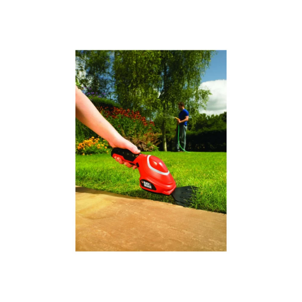 Black & Decker Sculpte Haie - Cisaille à Gazon Black Et Decker - 7,2v - Batterie 1,5ah - Gsl700-qw – Image 4