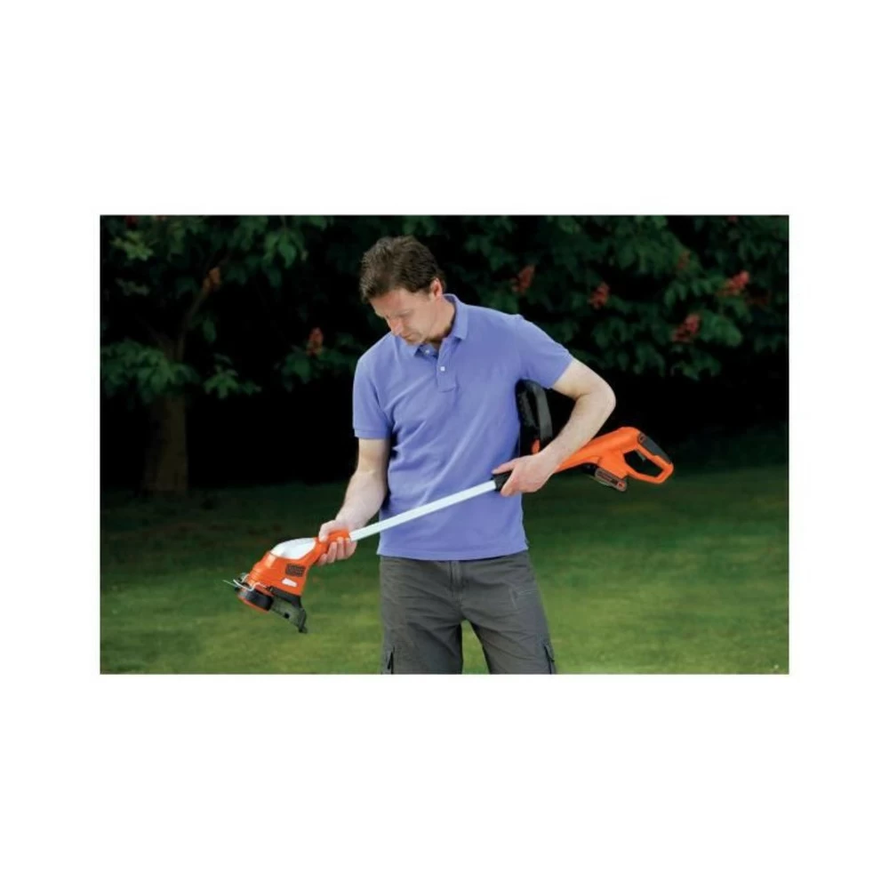 Black & Decker Black+decker Coupe-bordure 23 Cm 18 V 2 Ah - Glc1823l20-qw - Tete Pivotante 180° – Image 3