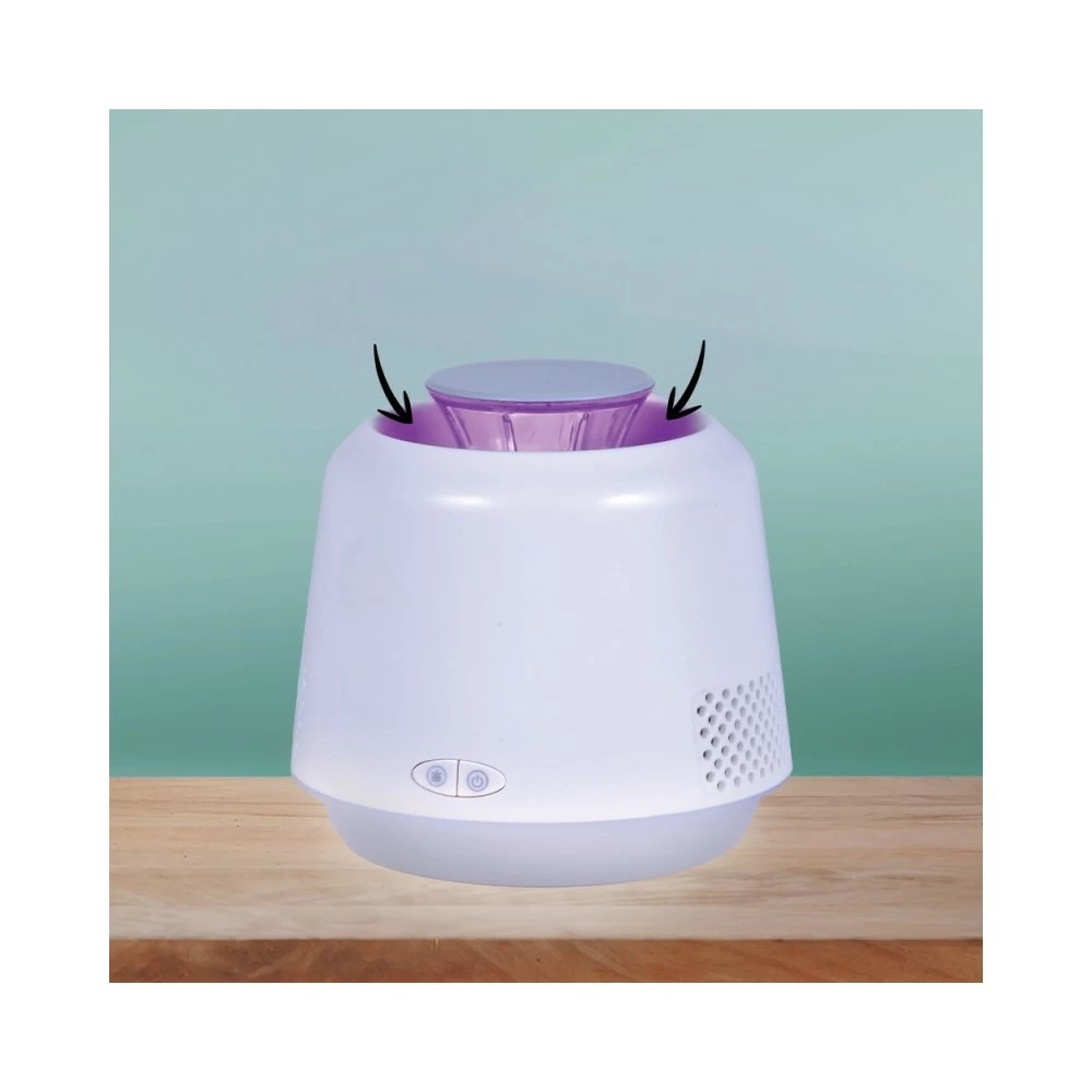 Piège Anti-insectes 2-en-1 Mosqui'trap Spécial Chambre D'enfant | Anti-moustique Et Veilleuse à Led |