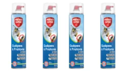 Lot De 4 Aérosols Anti-guêpes & Frelons | 4x600 Ml | Mousse Et Jet Lon