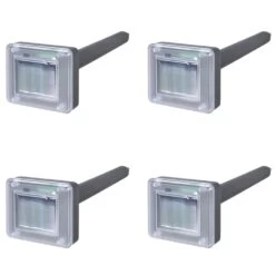 VIDAXL Kit 4 X Solaire énergie Anti Chasse De Rongeurs