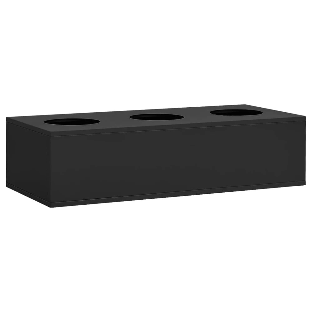 VIDAXL Boîte à Fleurs De Bureau Anthracite 90x40x23 Cm Acier – Image 2