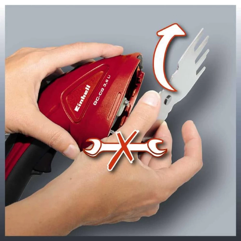 Einhell Débroussailleuse Et Tondeuse à Gazon Sans Cordon Gc-cg 3,6 Li – Image 6